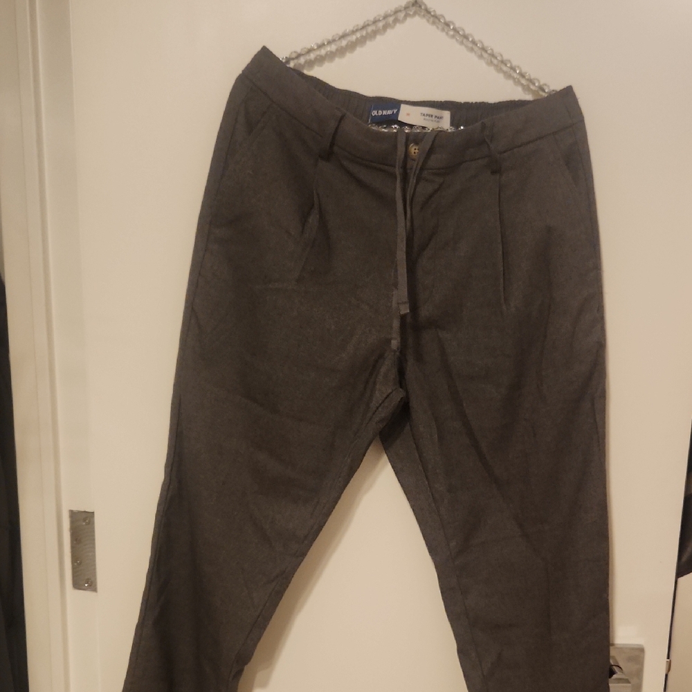 Old Navy Men's Charcoal Chinos